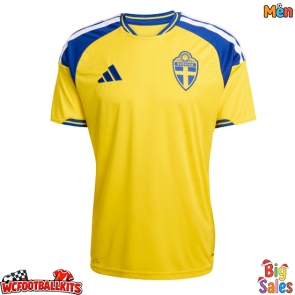 Sweden Replica Home Stadium Shirt World Cup 2026 Short Sleeve